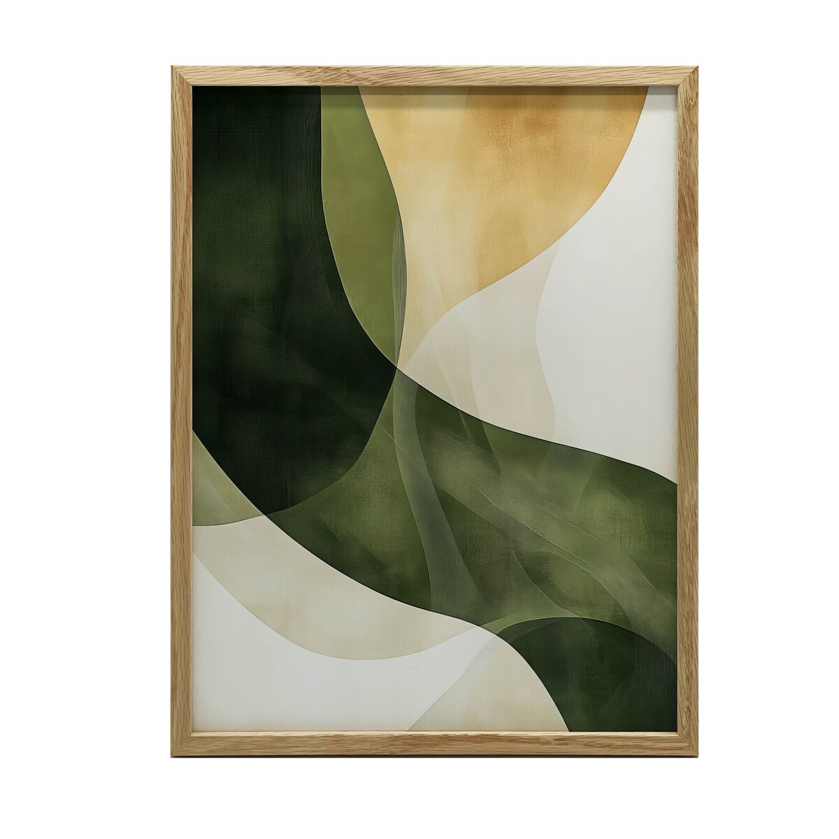 Fale Marzeń, 50x70 cm, rama drewniana jasny dąb, papier matowy 230 gsm
