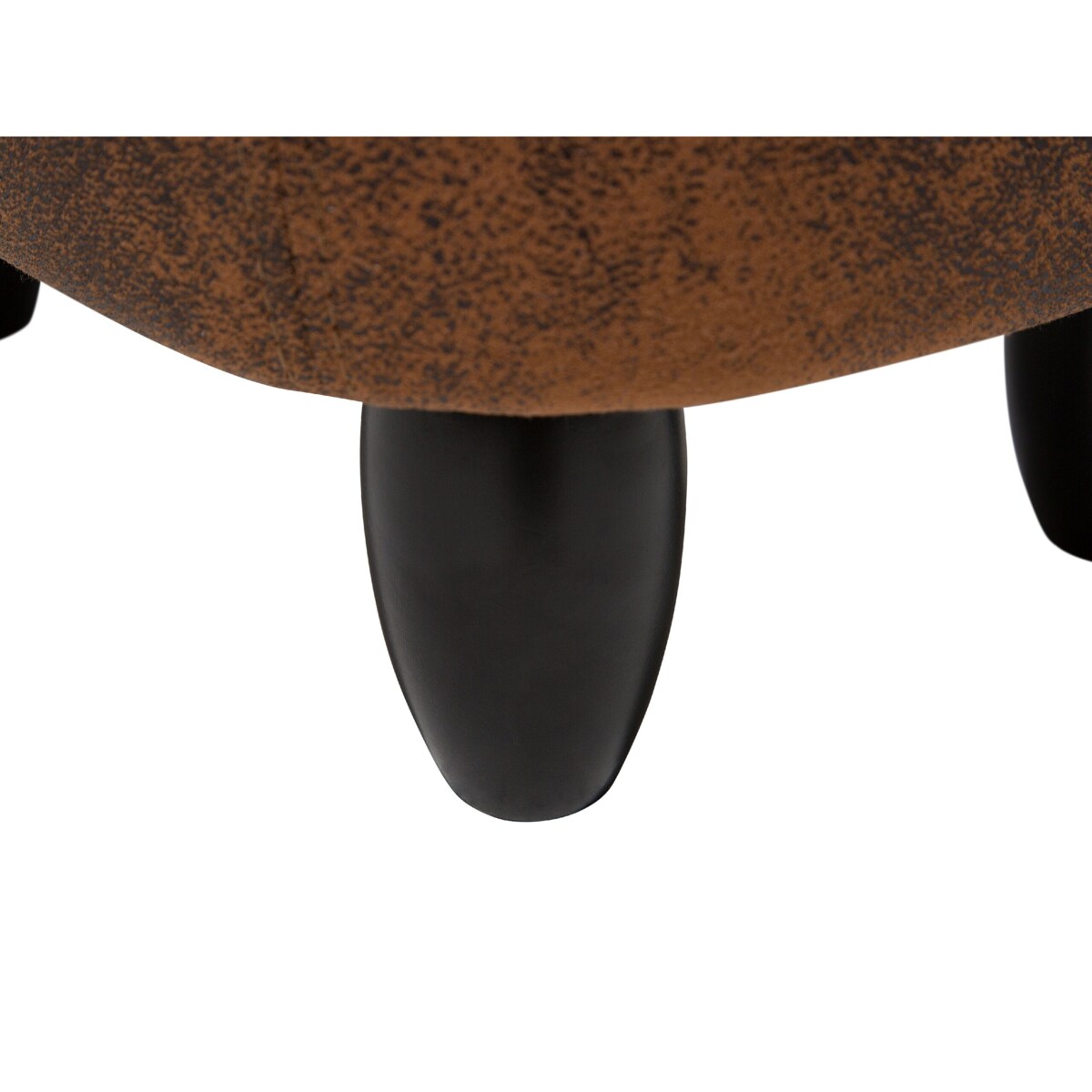 Pufa zwierzak ze schowkiem ekoskóra brązowa HIPPO