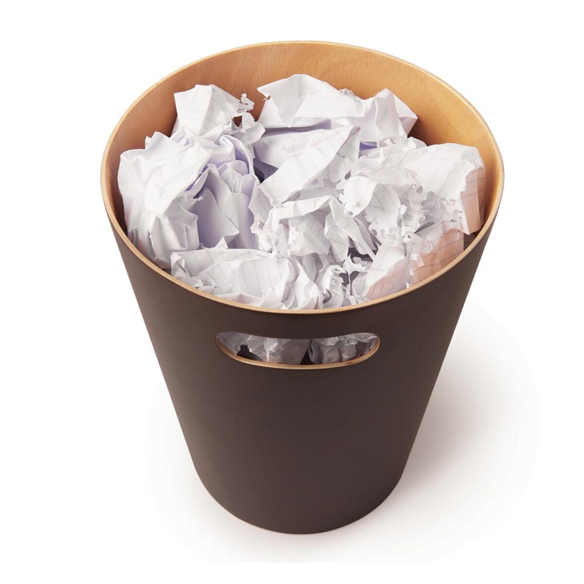 Kosz na papiery (espresso) Woodrow Umbra