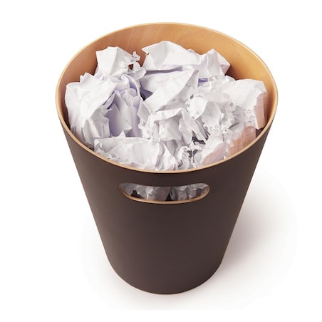 Kosz na papiery (espresso) Woodrow Umbra