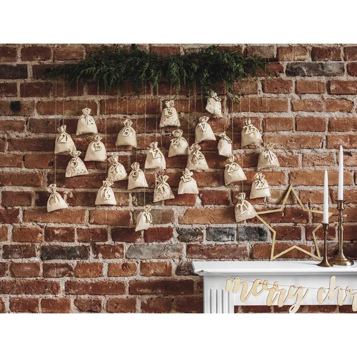 Kalendarz adwentowy woreczki