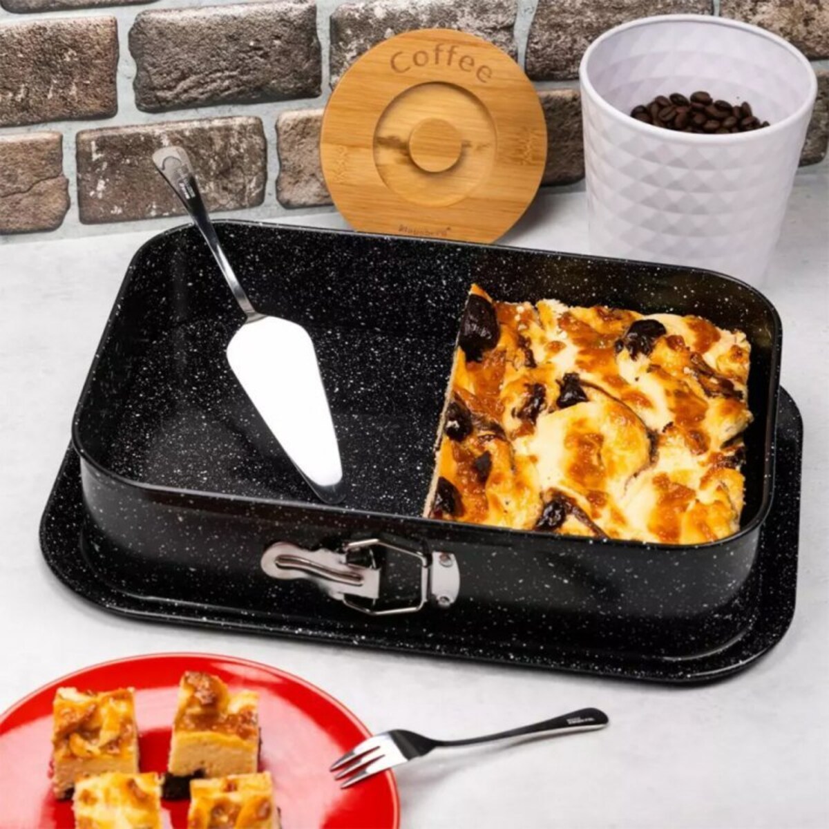 Forma Do Ciasta 39X27 Cm Kinghoff  Rozpinana