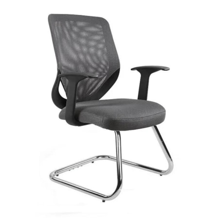 Fotel biurowy MOBI SKID szary