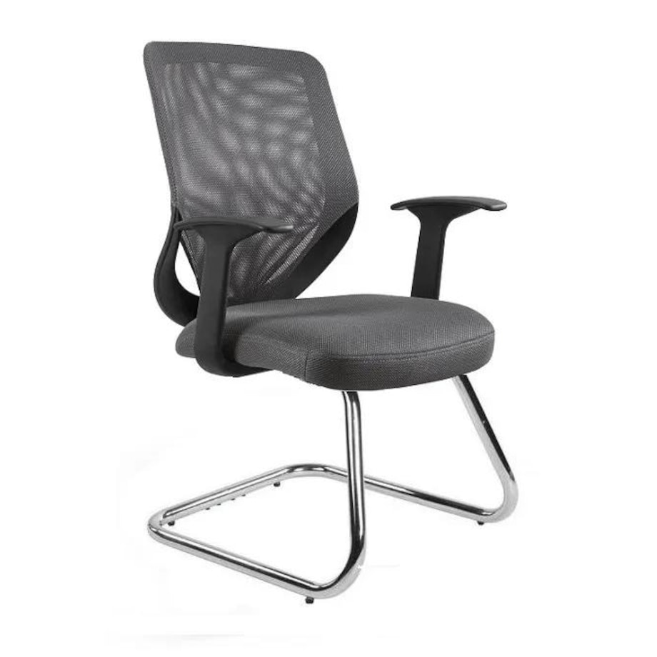 Fotel biurowy MOBI SKID szary