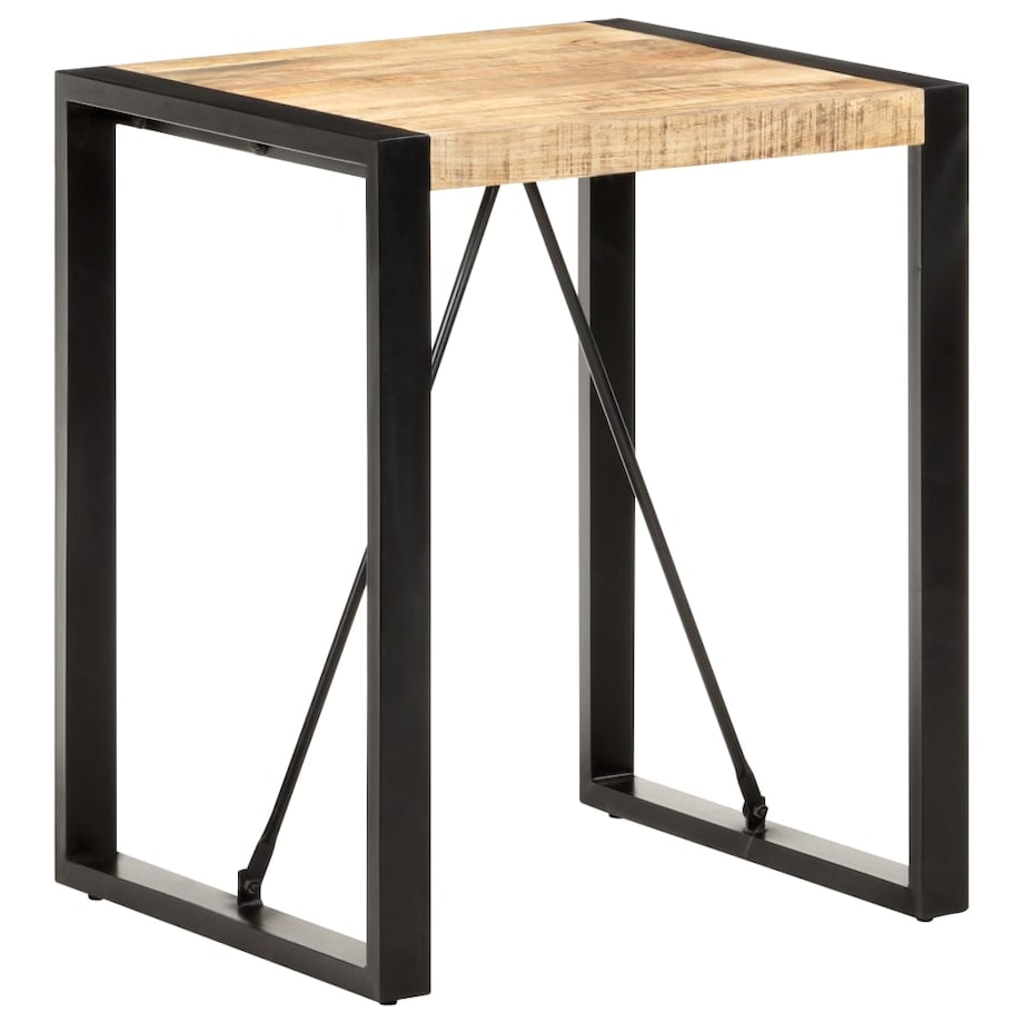 vidaXL Stolik jadalniany, 60x60x75 cm, lite, surowe drewno mango
