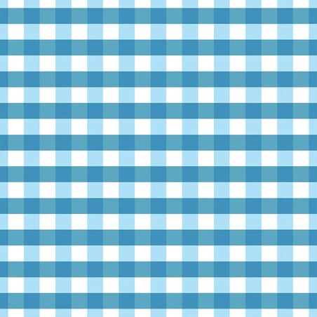 Poduszka świąteczna - błękitna kratka