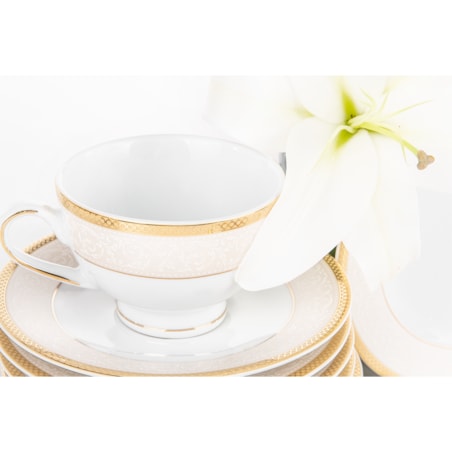 Serwis herbaciany 6os. (12el.) MARTHA GOLD