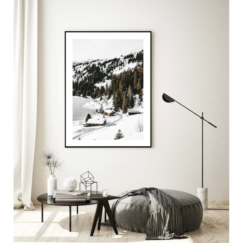 Poster Story, Plakat, Obraz - Zimowa Dolina, wymiary 60 x 84 cm