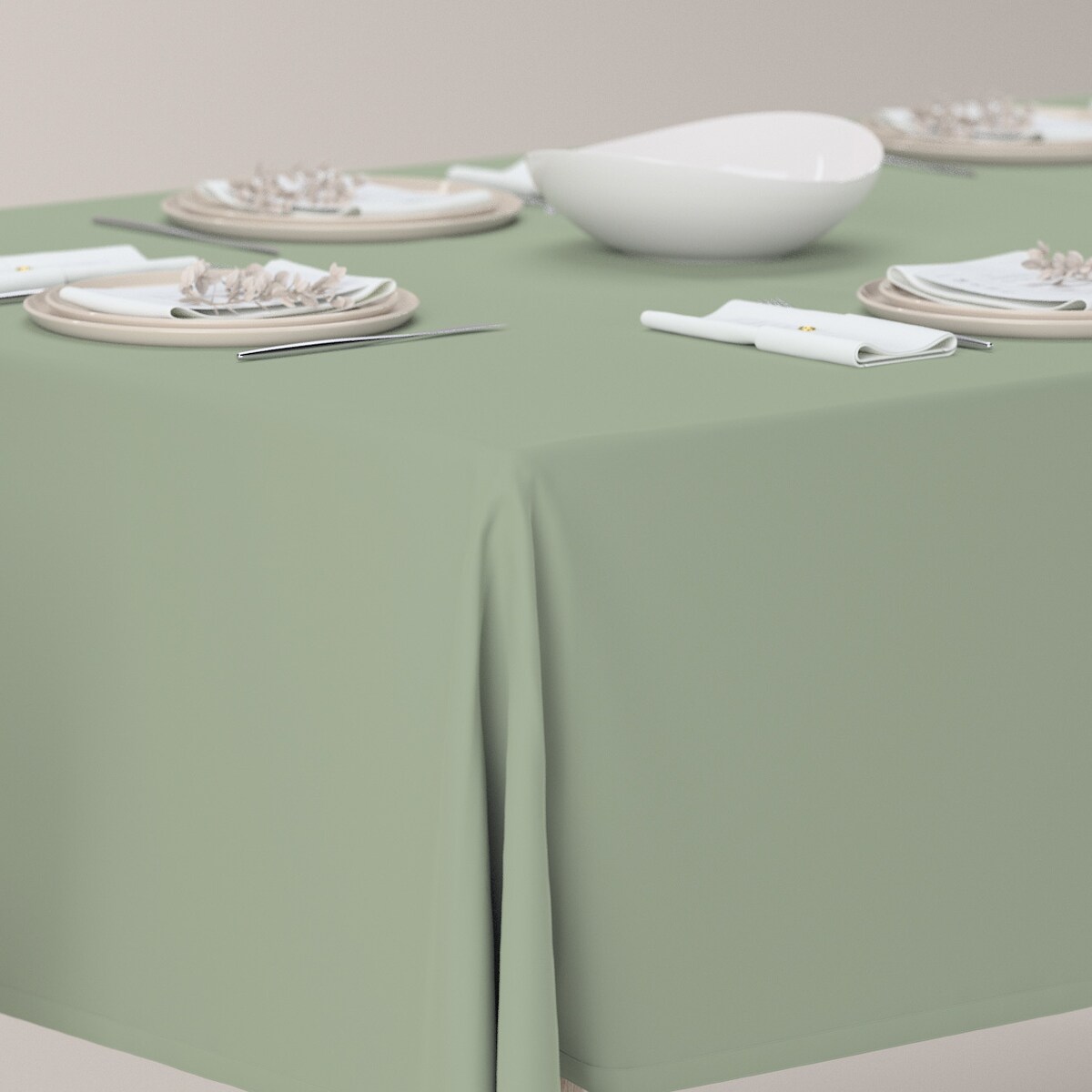 Obrus prostokątny 130 x 160 cm szałwiowy