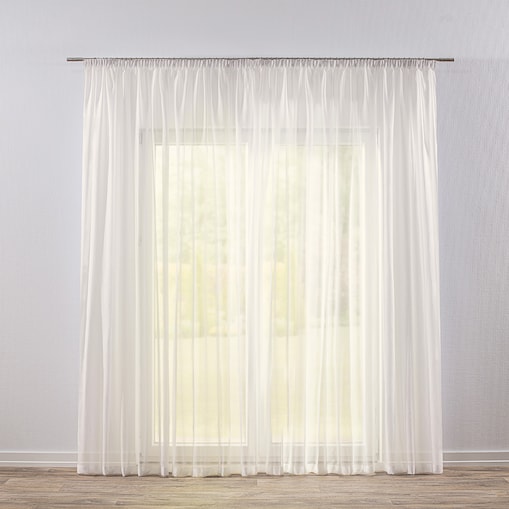 Firana na taśmie 300x245 ecru