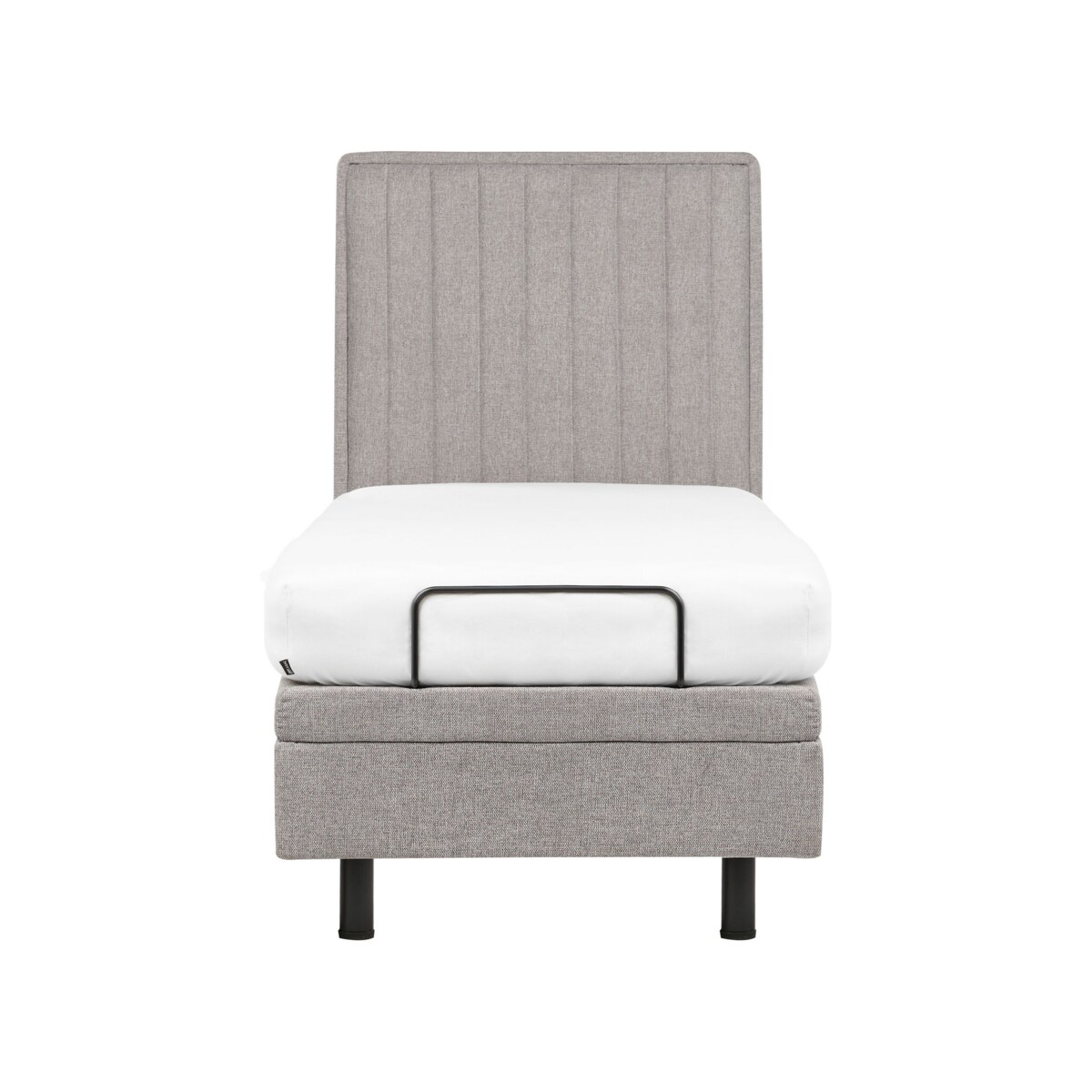 Łóżko regulowane DUKE II 80 x 200 cm Jasnoszary