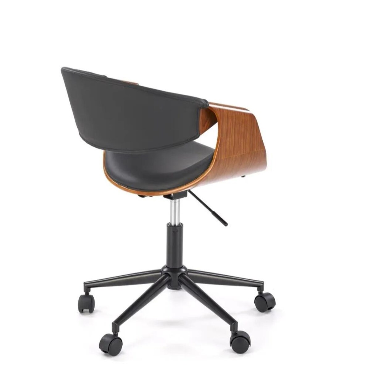 Fotel biurowy BILBO czarny/orzech