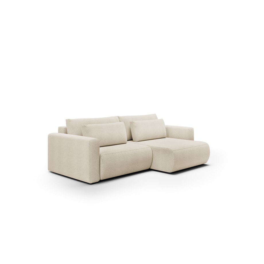 Narożnik WELLY z funkcją spania tkanina hydrofobowa Curio 09