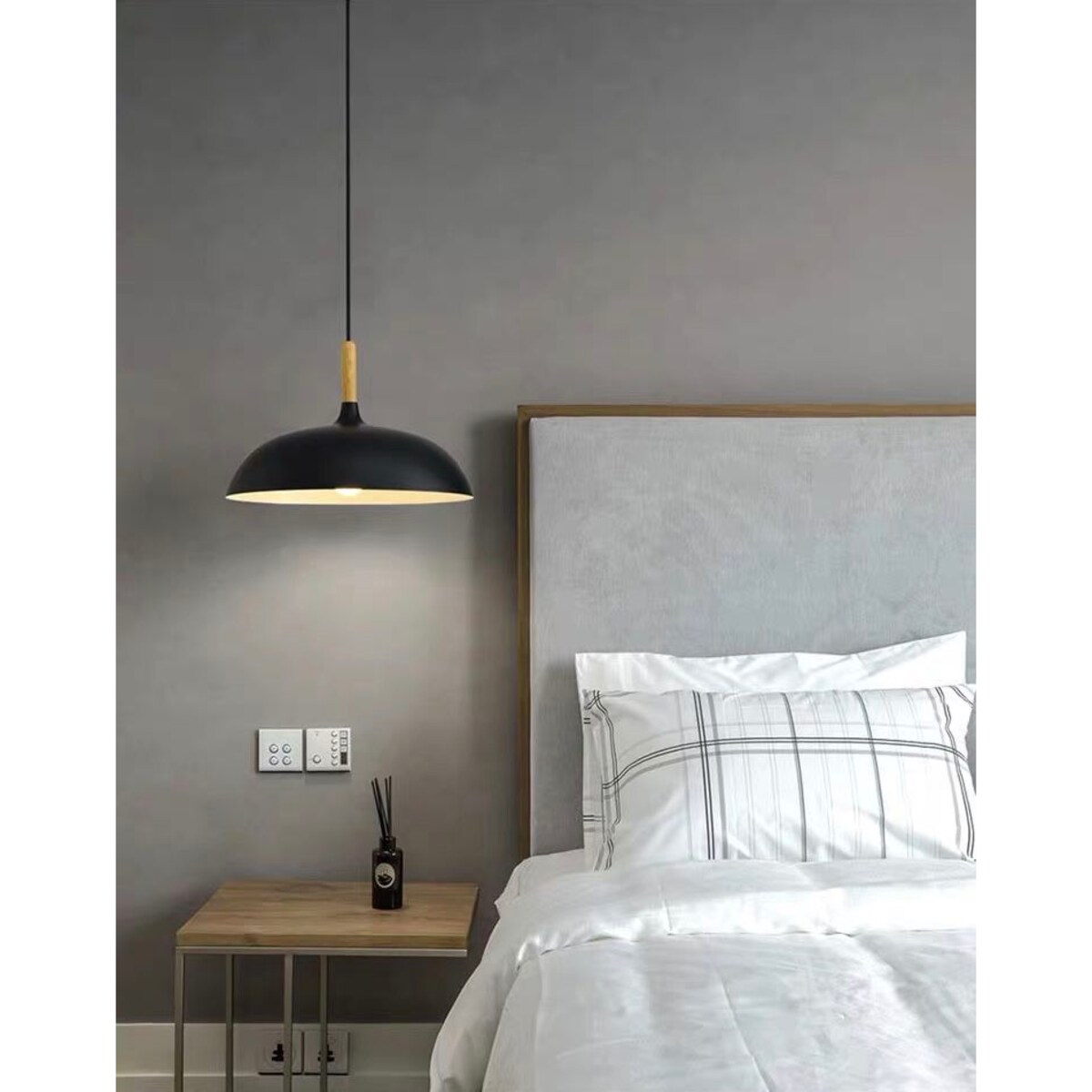 Lampa Sufitowa Wisząca App178-1Cp Anzo Czarny, Metal