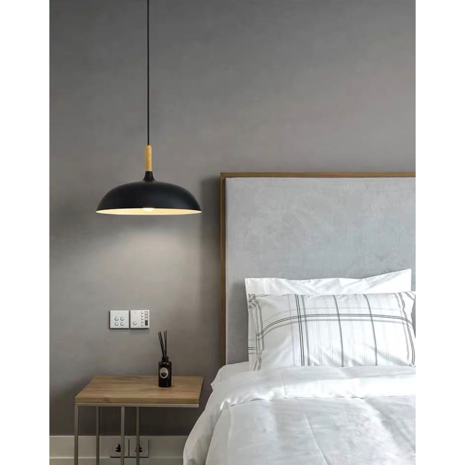 Lampa Sufitowa Wisząca App178-1Cp Anzo Czarny, Metal
