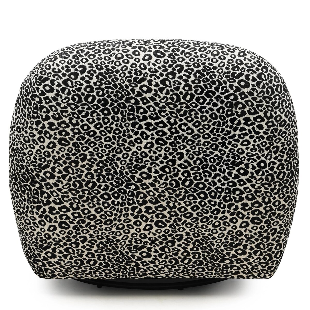 Fotel obrotowy 73x85x85 cm TENNO-2 biało-czarny żakard