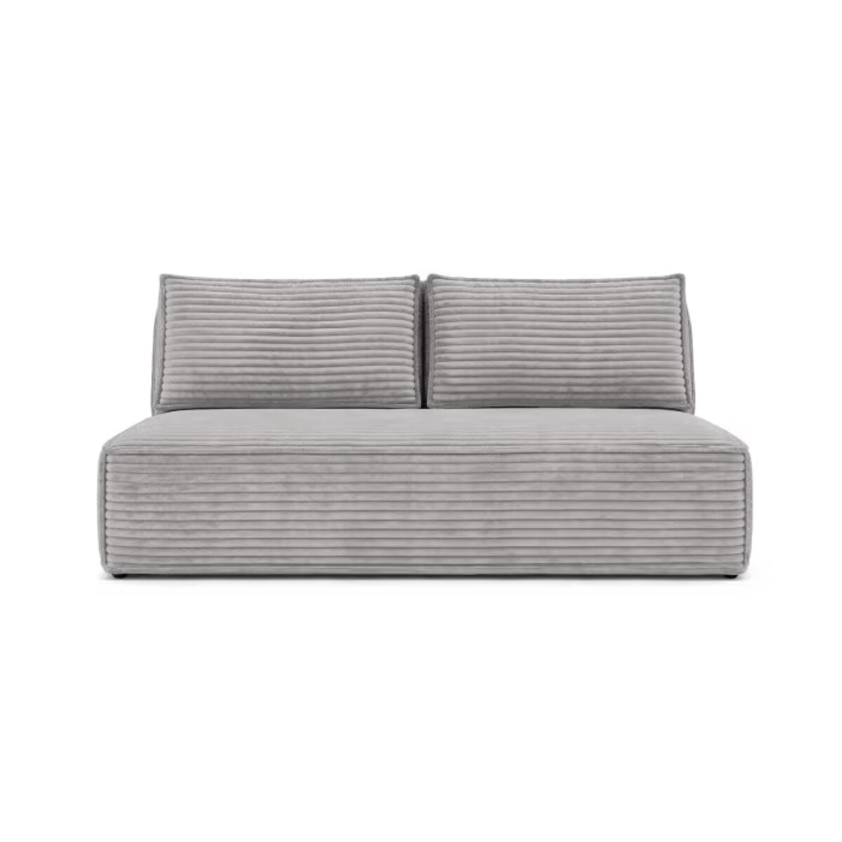 Kanapa Rozkładana z Funkcją Spania Sofa Dwuosobowa Do Salon Szara MAVIA
