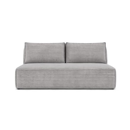 Kanapa Rozkładana z Funkcją Spania Sofa Dwuosobowa Do Salon Szara MAVIA