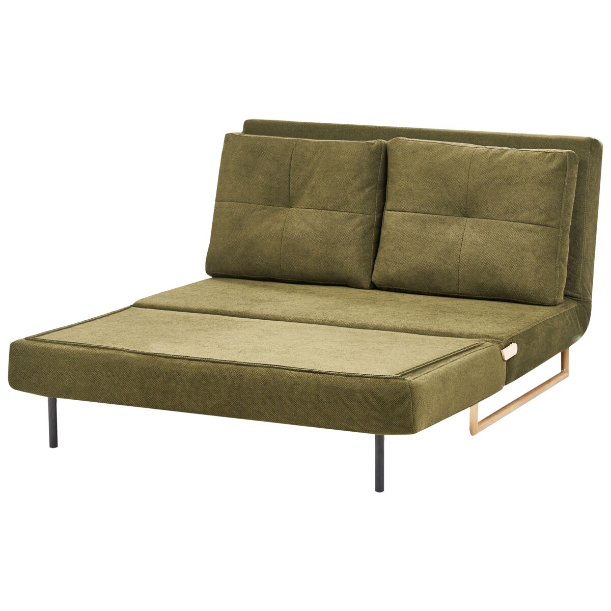 Sofa rozkładana dla 2 osób JERSLEV Zielony