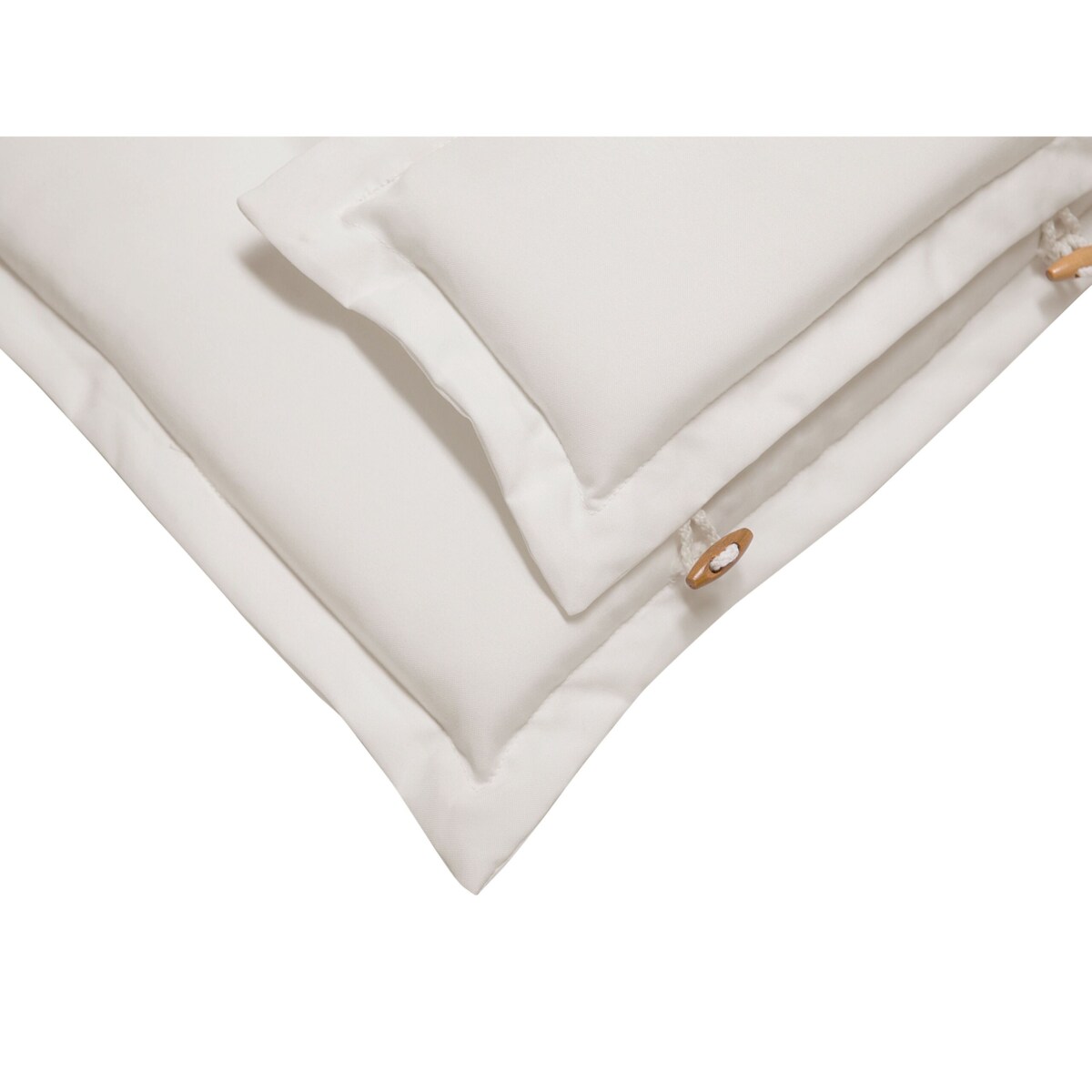 Zestaw 2 poduszek na krzesła ogrodowe biały MAUI