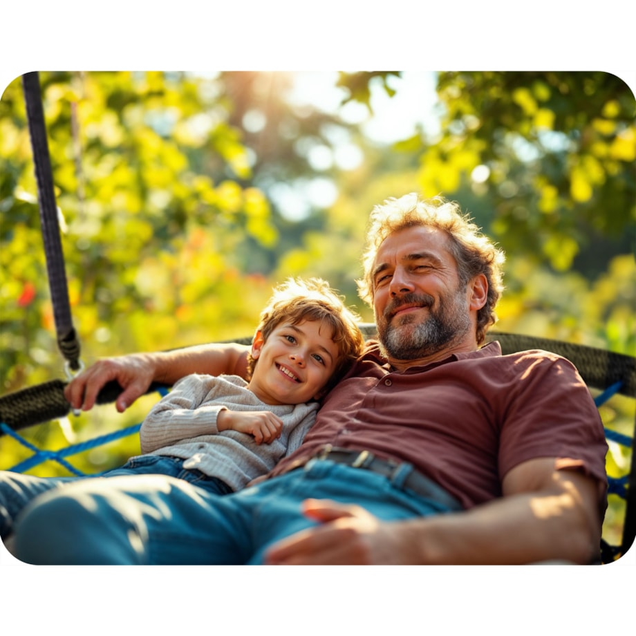 Huśtawka ogrodowa Neo-Sport bocianie gniazdo fotel wiszący 120 cm czarno-niebieska