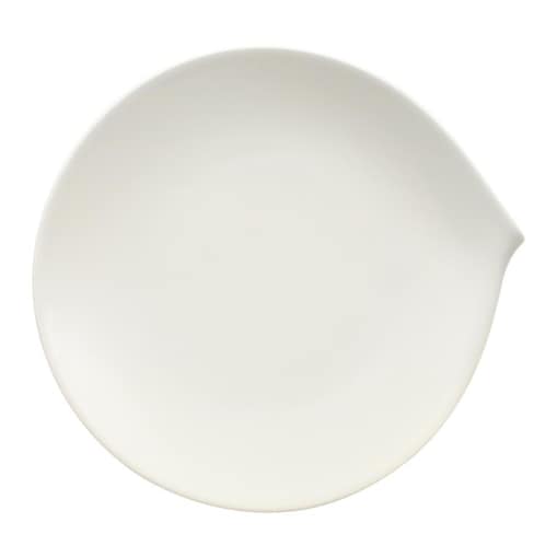 Talerz sałatkowy biały Flow, 23 x 22 cm, Villeroy & Boch