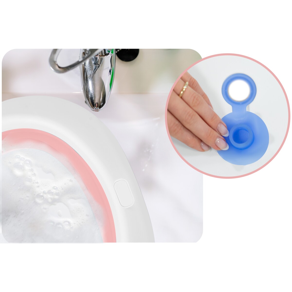 Wanienka składana dla dziecka z termometrem Ricokids