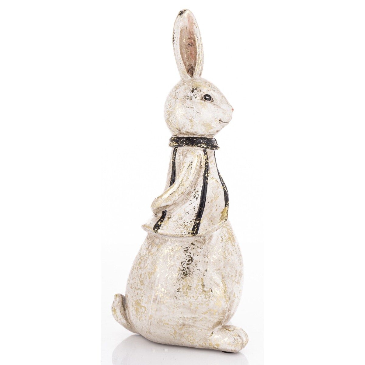 Figurka - królik w serdaczku 22x10x10 cm PAKO