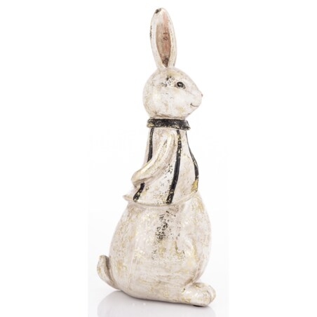 Figurka - królik w serdaczku 22x10x10 cm PAKO