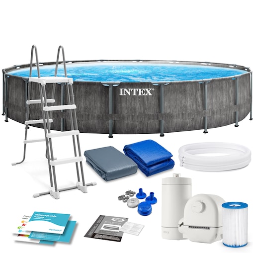 Basen stelażowy z pompą 549x122cm Intex 26744