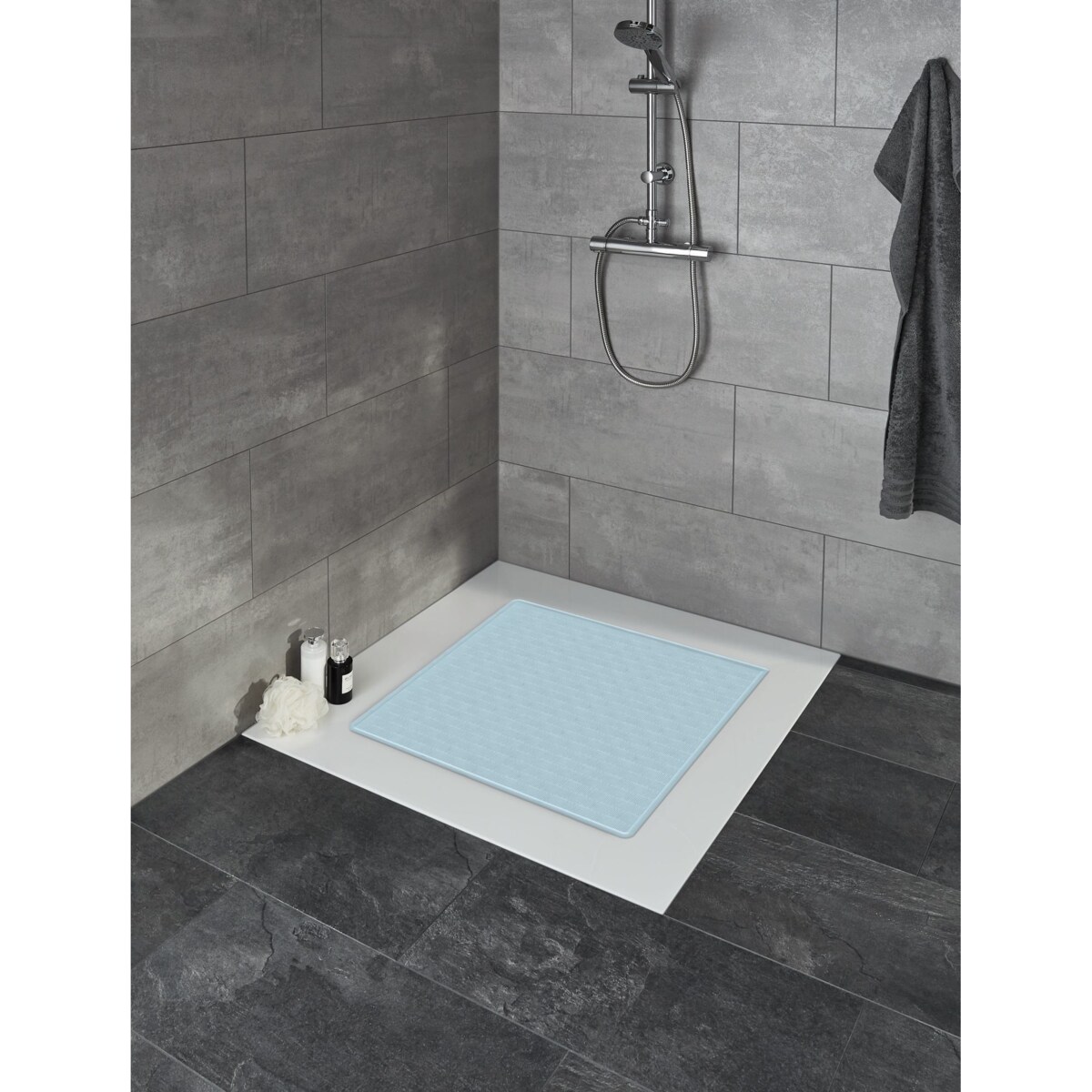 Kleine Wolke Ruby Mata bezpieczeństwa pod prysznic niebieski 53x 53 cm