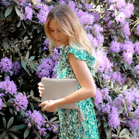 Kopertówka na dokumenty i telefon Stackers taupe