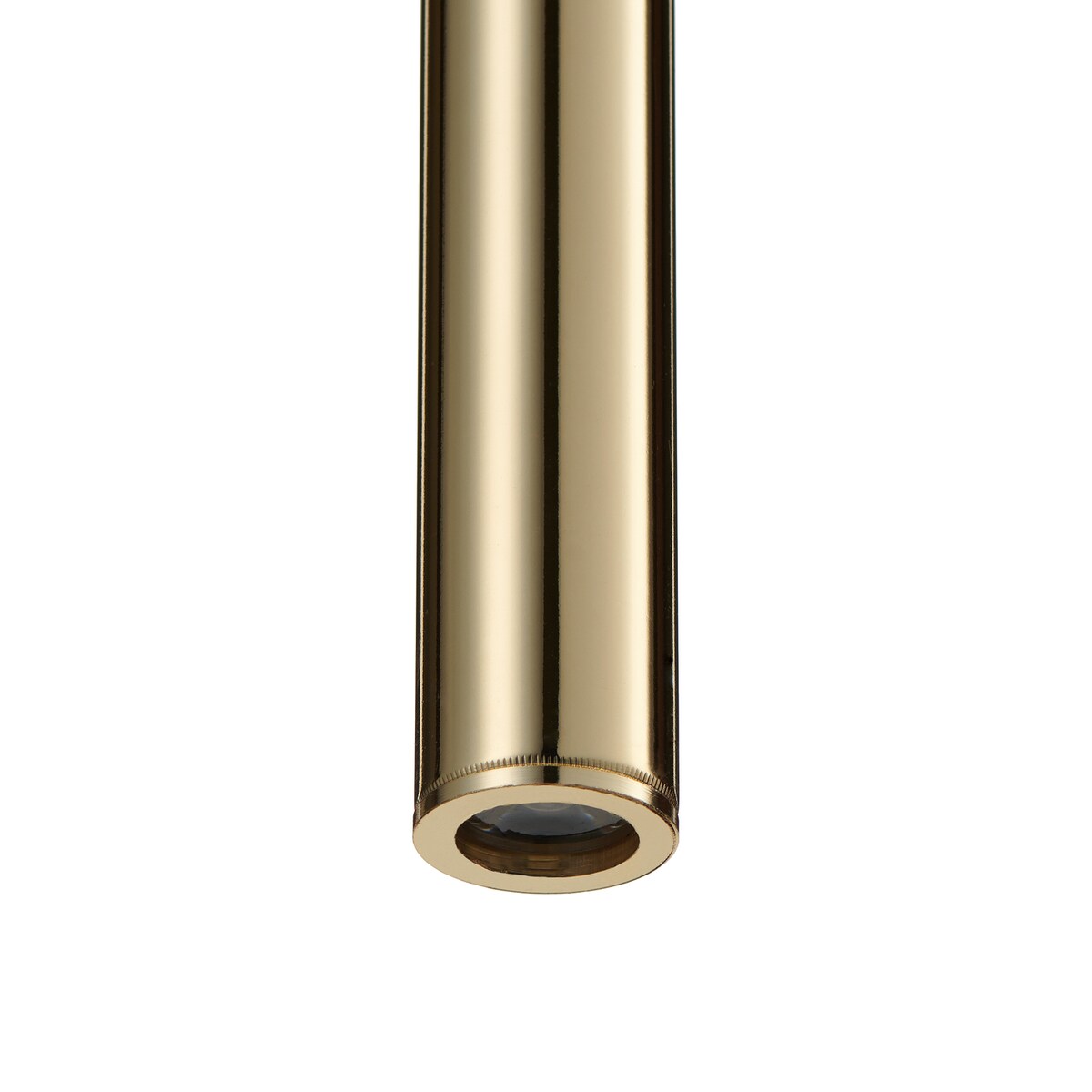 Lampa wisząca do jadalni Golden Pipe DN916 Step sopel tuba złota
