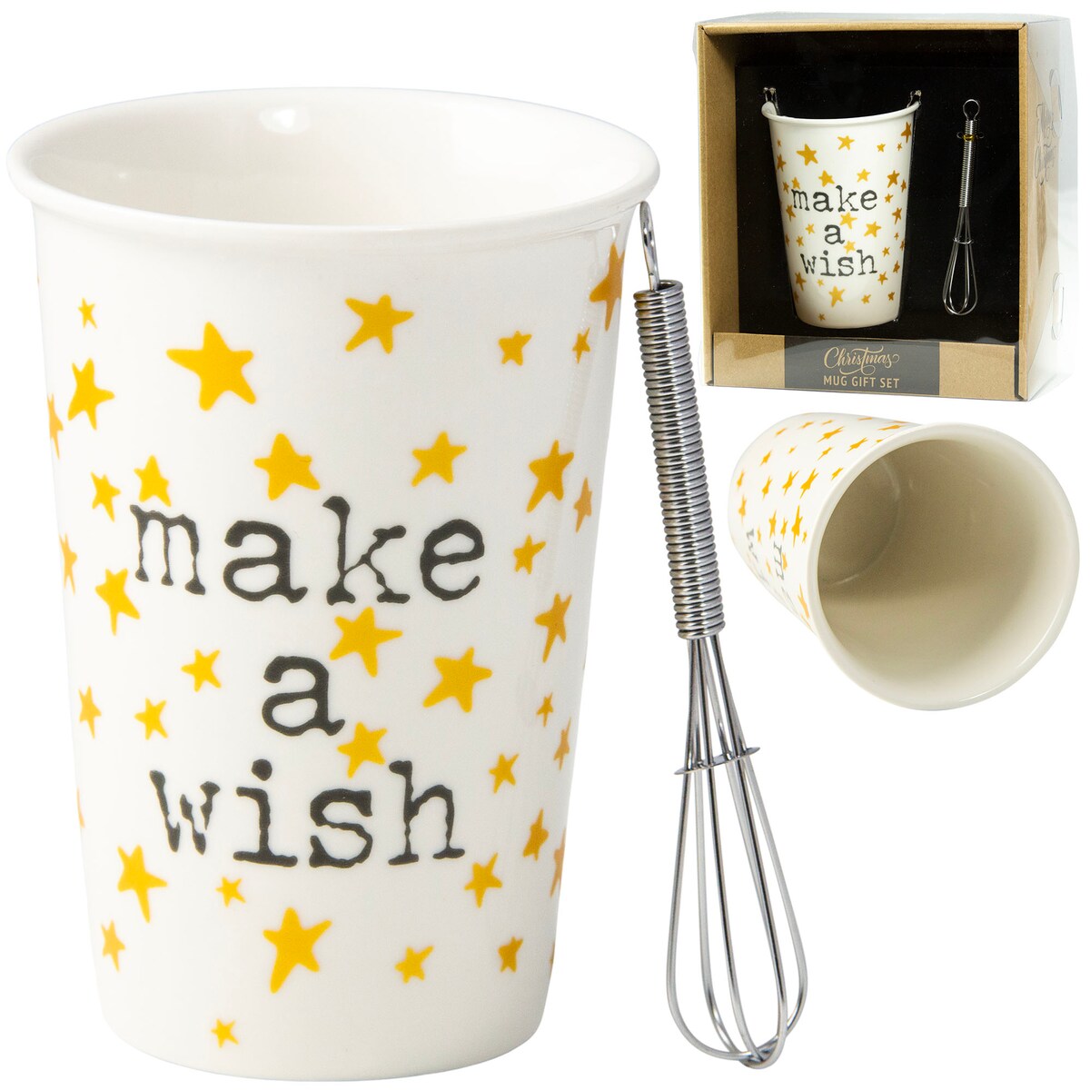 Kubek Świąteczny Na Prezent Porcelanowy + Dodatek