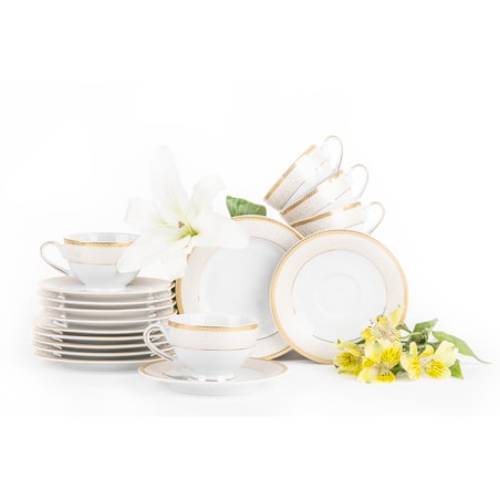 Serwis herbaciany 6os. (12el.) MARTHA GOLD