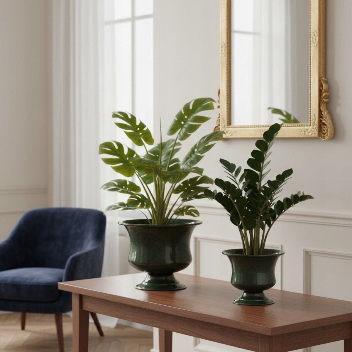 DONICZKA NA NÓŻCE ZIELONA NA BALKON TARAS BONSAI DO SALONU OSŁONKA 2 SZT