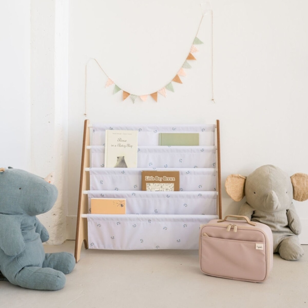 3 Sprouts Stojak na Książki Recycled Blueberry Mist