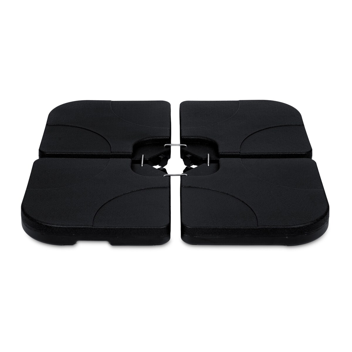 Podstawa parasola ogrodowego stojak obciążnik baza czarna Plonos 50x50x7,5cm