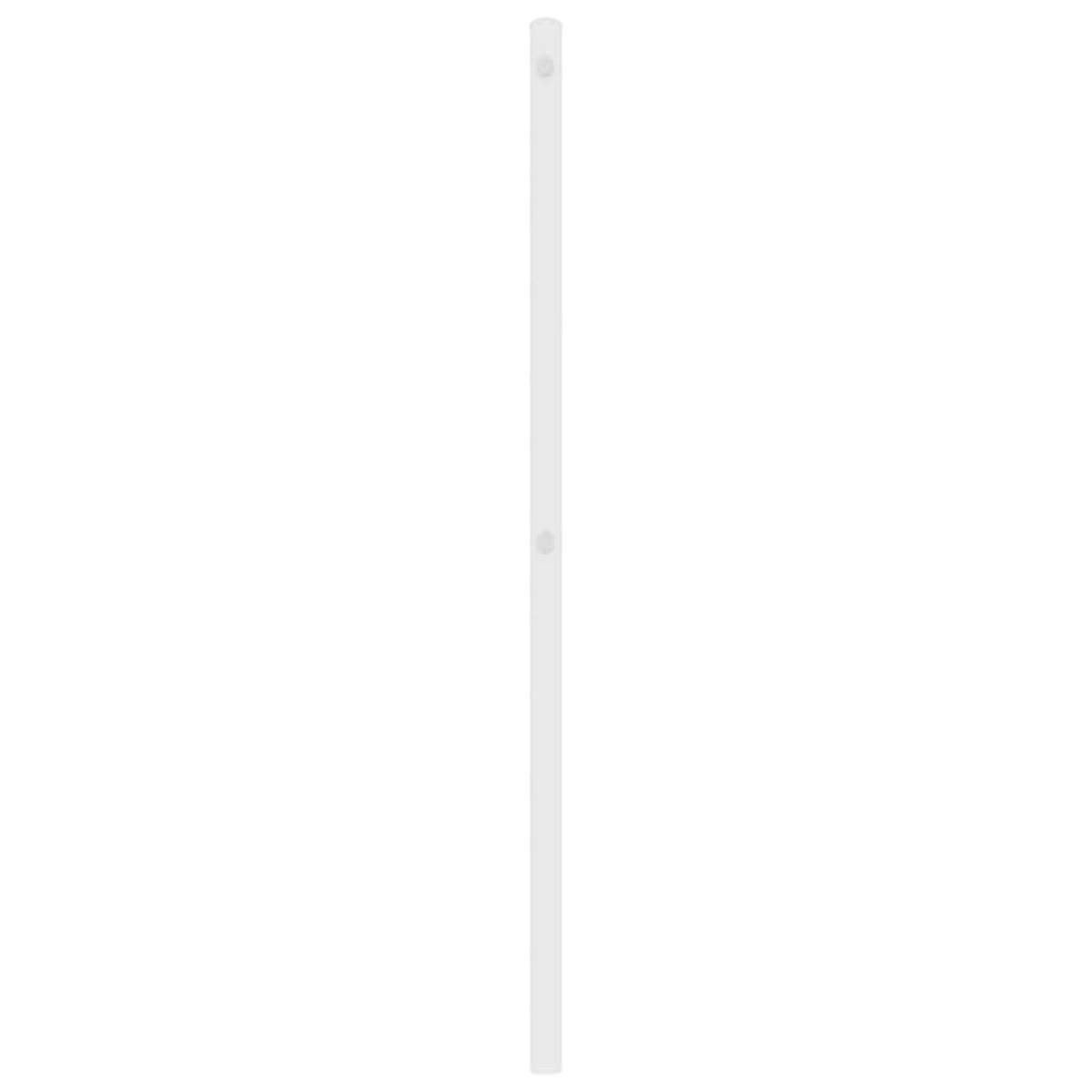 vidaXL Metalowe wymienne wezgłowie, białe, 100 cm