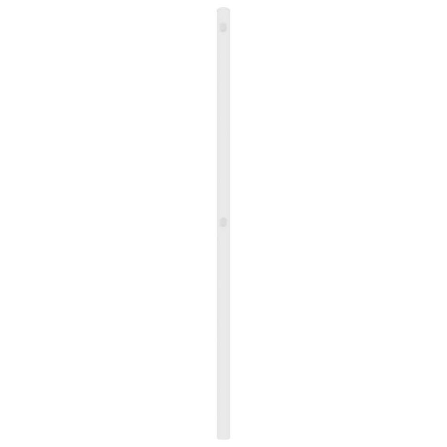 vidaXL Metalowe wymienne wezgłowie, białe, 100 cm