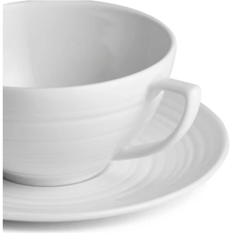 Filiżanka do herbaty ze spodkiem 250 ml Jasper Conran White Wedgwood