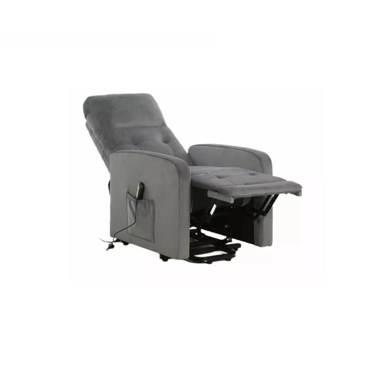 Fotel rozkładany OTUS II VELVET szary