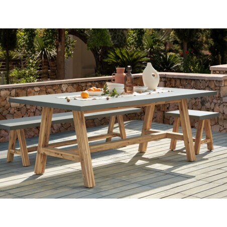 Stół ogrodowy Beton Szary TONNARE