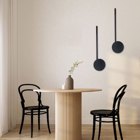 Kinkiet LED 24W TK Lighting JAVA BLACK czarny 70 cm 3000K, nowoczesna lampa ścienna do salonu i sypialni