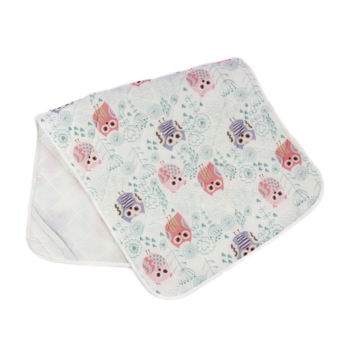 Top na materac 60x120 cm ochraniacz- DREAM Sowy