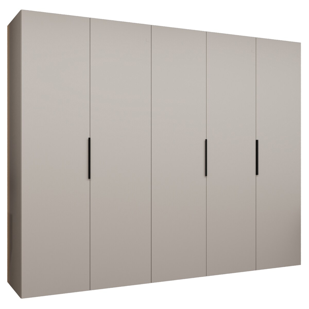 Szafa uchylna otwierana MARBELLA 1 250 wys. 202 cm Kaszmir + u. Czarny