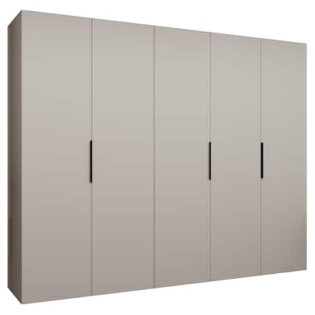 Szafa uchylna otwierana MARBELLA 1 250 wys. 202 cm Kaszmir + u. Czarny