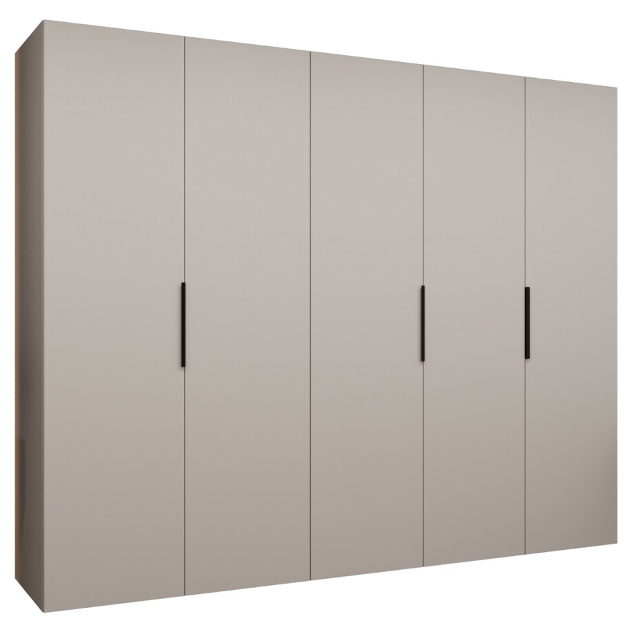 Szafa uchylna otwierana MARBELLA 1 250 wys. 202 cm Kaszmir + u. Czarny