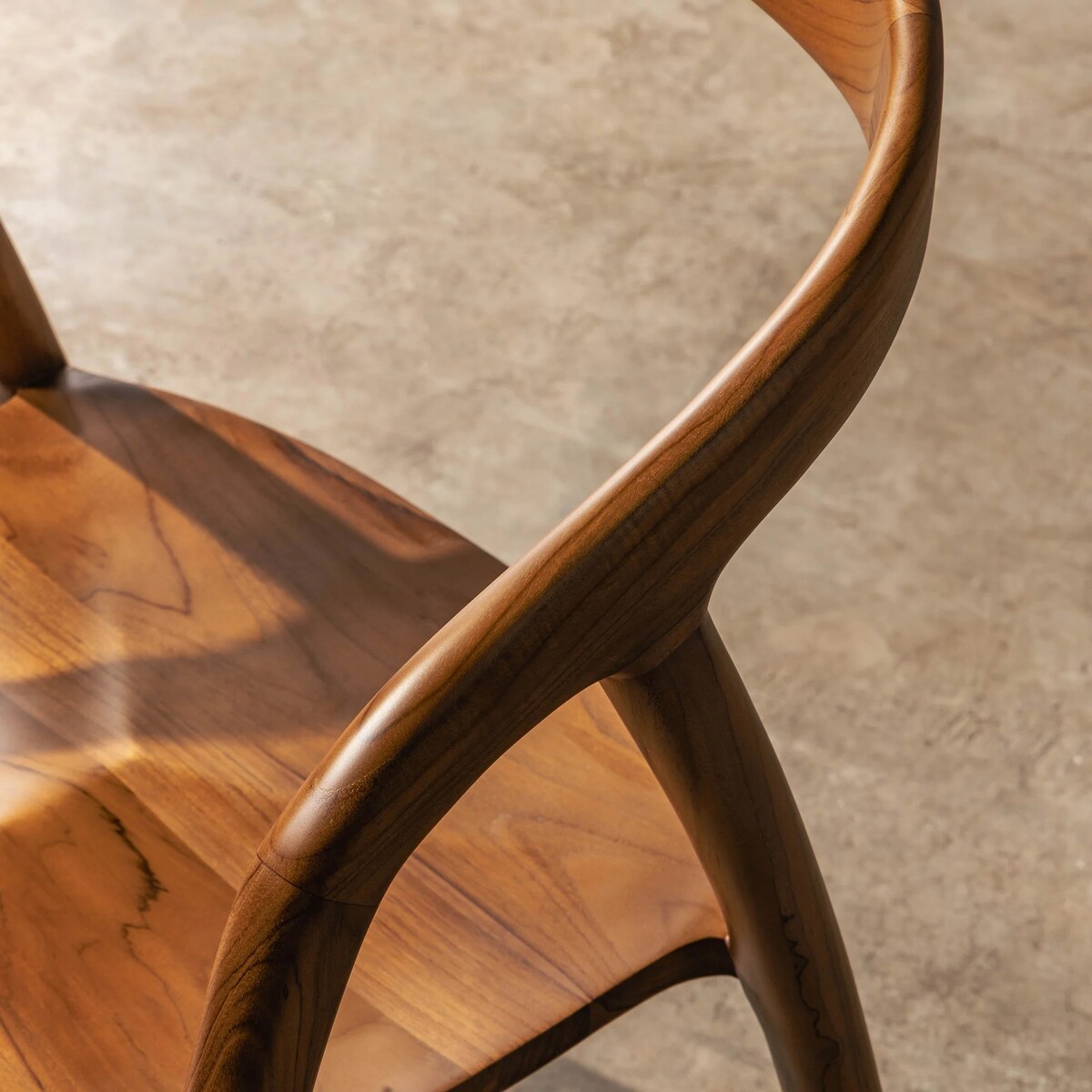 Krzesło SANDOK - II 79,5x55x56,5 cm naturalne drewno tekowe