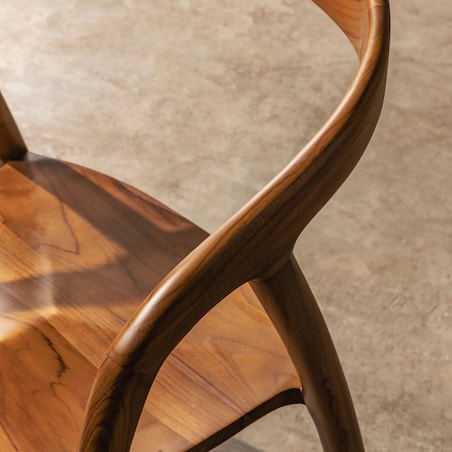 Krzesło SANDOK - II 79,5x55x56,5 cm naturalne drewno tekowe